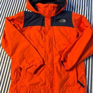 The North Face Orange and Navy Jacket Kids
